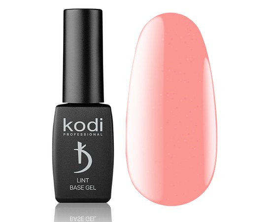 Изображение  База для гель-лака Kodi Lint base gel "Peach", 12мл, Объем (мл, г): 12, Цвет №: Peach