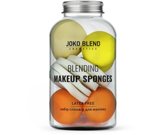 Изображение  Набор спонжей для макияжа Drop Blending Makeup Sponges Joko Blend