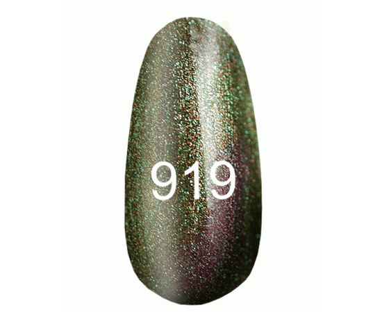 Изображение  Gel polish for nails Kodi No. 919 (8 ml), Volume (ml, g): 8, Color No.: 919