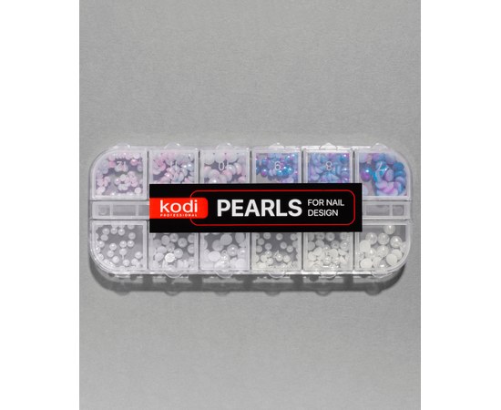 Изображение  Pearls for nail design Kodi, mix No. 1
