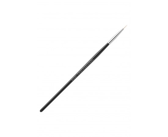 Зображення  Пензель для розпису в тубусі Kodi №0 (нейлон, дерев'яна чорна ручка)