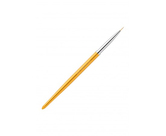 Изображение  Кисть для росписи в тубусе Kodi №00/3 (нейлон; ручка: металл, акрил, цвет: ЗОЛОТО)