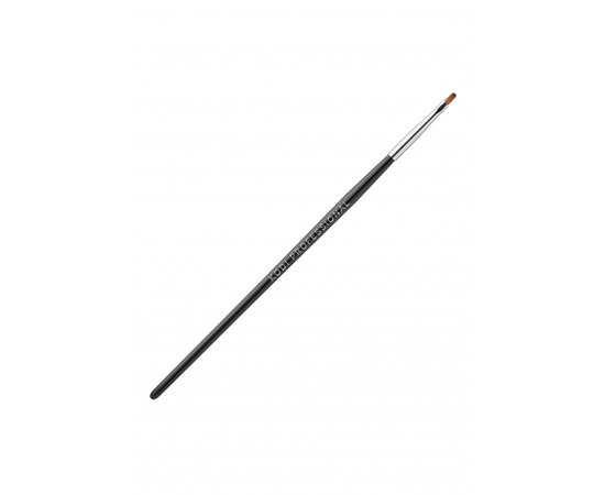 Зображення  Пензель для гелевого моделювання Kodi №2/E (нейлон; дерев'яна чорна ручка)