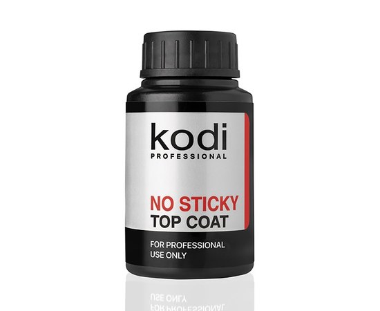 Изображение  Top coat for gel polish without dispersion layer, 30 ml - No Sticky Top Coat Kodi professional