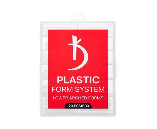 Изображение  Lower arched forms for modeling nails Lower arched forms, 120 pcs/pack