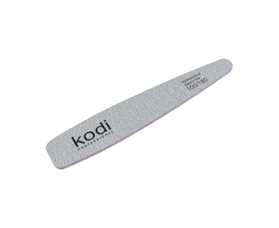 Изображение  No. 116 Nail file Kodi conical 100/180 (color: gray, size: 178/32/4), Abrasiveness: 100/180