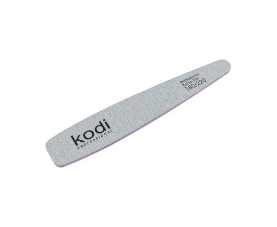 Зображення  №117 Пилка для нігтів Kodi конусна 180/220 (колір: сірий, розмір: 178/32/4), Абразивність: 180/220