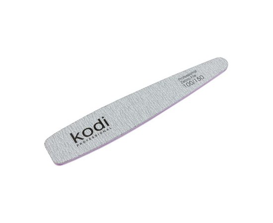 Зображення  №118 Пилка для нігтів Kodi конусна 100/150 (колір: сірий, розмір: 178/32/4), Абразивність: 100/150