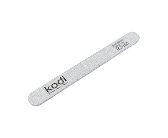 Изображение  No. 135 Straight nail file Kodi "150/150 (color: light gray, size: 178/19/4), Abrasiveness: 150/150