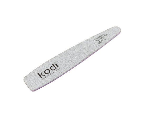 Зображення  №143 Пилка для нігтів Kodi конусна 80/80 (колір: світло-сірий, розмір: 178/32/4), Абразивність: 80/80