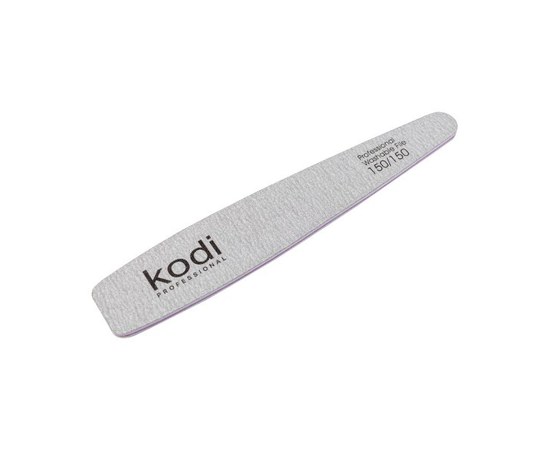 Зображення  №146 Пилка для нігтів Kodi конусна 150/150 (колір: світло-сірий, розмір: 178/32/4), Абразивність: 150/150