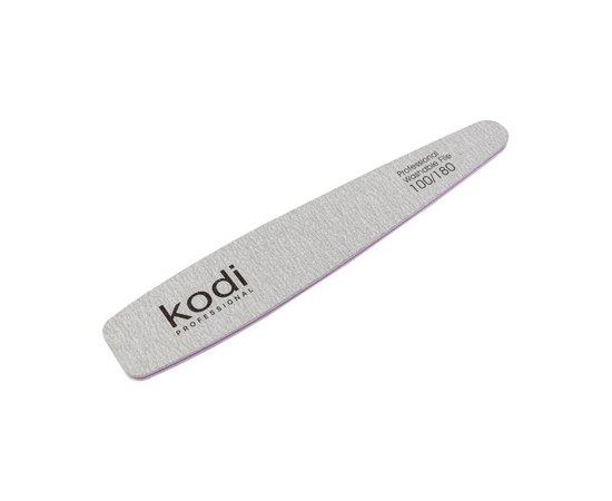 Зображення  №149 Пилка для нігтів Kodi конусна 100/180 (колір: світло-сірий, розмір: 178/32/4), Абразивність: 100/180