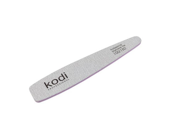 Изображение  №151 Пилка для ногтей Kodi конусная 100/150 (цвет: светло-серый, размер:178/32/4), Абразивность: 100/150