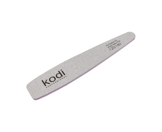 Зображення  №152 Пилка для нігтів Kodi конусна 120/180 (колір: світло-сірий, розмір: 178/32/4), Абразивність: 120/180