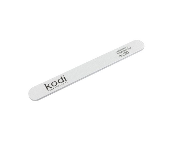 Изображение  №17 Пилка для ногтей Kodi прямая 80/80 (цвет: белый, размер:178/19/4), Абразивность: 80/80