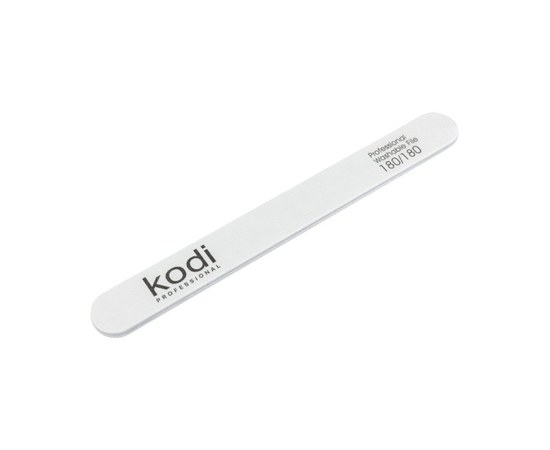 Изображение  №20 Пилка для ногтей Kodi прямая 180/180 (цвет: белый, размер:178/19/4), Абразивность: 180/180