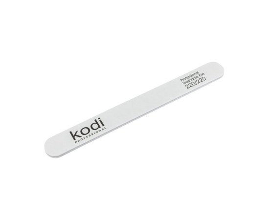 Изображение  №21 Пилка для ногтей Kodi прямая 220/220 (цвет: белый, размер:178/19/4), Абразивность: 220/220