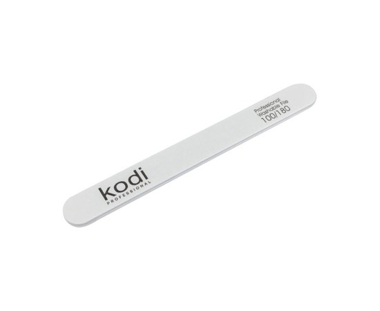 Изображение  №22 Nail file Kodi straight 100/180 (color: white, size: 178/19/4), Abrasiveness: 100/180