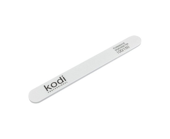 Изображение  №24 Nail file Kodi straight 100/150 (color: white, size: 178/19/4), Abrasiveness: 100/150