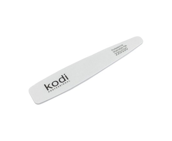 Изображение  №29 Пилка для ногтей Kodi конусная 220/220 (цвет: белый, размер:178/32/4), Абразивность: 220/220
