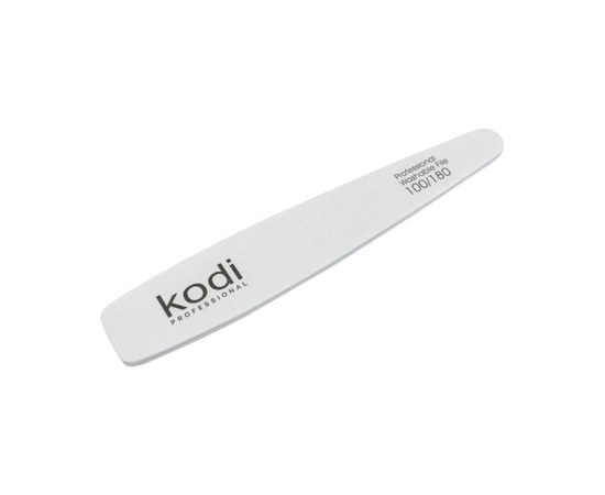 Зображення  №30 Пилка для нігтів Kodi конусна 100/180 (колір: білий, розмір: 178/32/4), Абразивність: 100/180