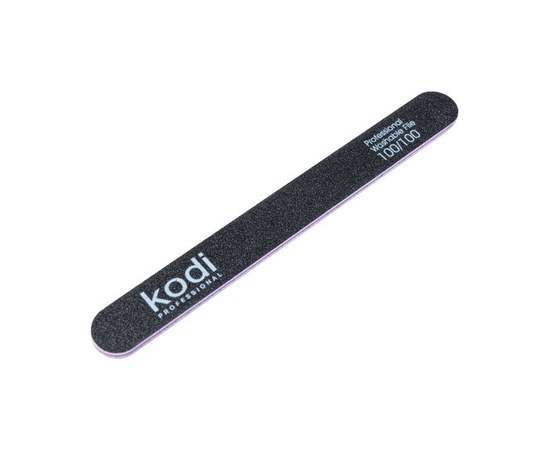 Изображение  №45 Пилка для ногтей Kodi прямая 100/100 (цвет: черный, размер:178/19/4), Абразивность: 100/100