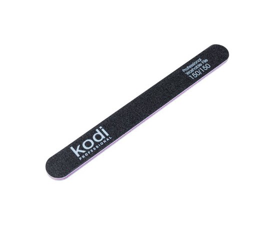 Изображение  №47 Пилка для ногтей Kodi прямая 150/150 (цвет: черный, размер:178/19/4), Абразивность: 150/150