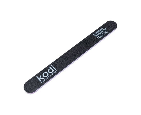 Изображение  №52 Пилка для ногтей Kodi прямая 100/150 (цвет: черный, размер:178/19/4), Абразивность: 100/150