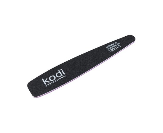 Зображення  №59 Пилка для нігтів Kodi конусна 180/180 (колір: чорний, розмір: 178/32/4), Абразивність: 180/180