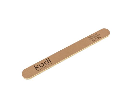 Изображение  №5 Пилка для ногтей Kodi прямая 180/180 (цвет: золотистый, размер:178/19/4), Абразивность: 180/180
