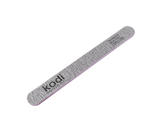 Изображение  №78 Пилка для ногтей Kodi прямая 100/100 (цвет: коричневый, размер:178/19/4), Абразивность: 100/100