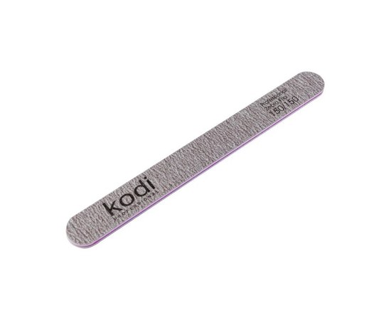 Изображение  №80 Пилка для ногтей Kodi прямая 150/150 (цвет: коричневый, размер:178/19/4), Абразивность: 150/150