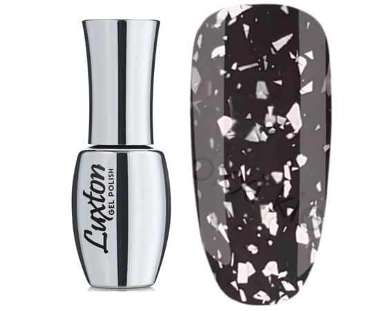 Изображение  Matte top for gel polish LUXTON Lumin Top 10 ml, №1 transparent with silver tal, Volume (ml, g): 10, Color No.: 1