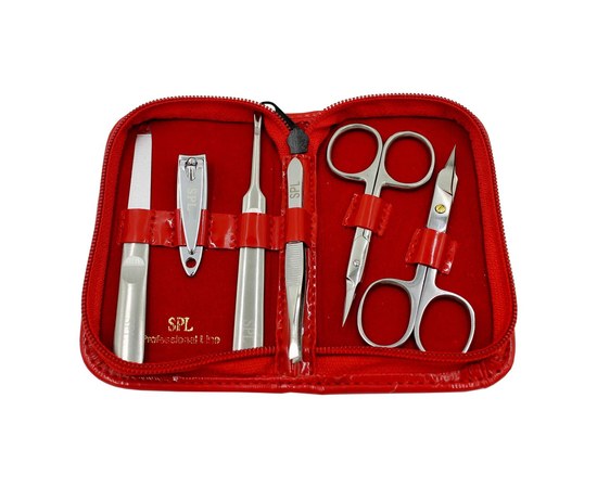 Изображение 4 Manicure set SPL 77105AD light red, lacquer