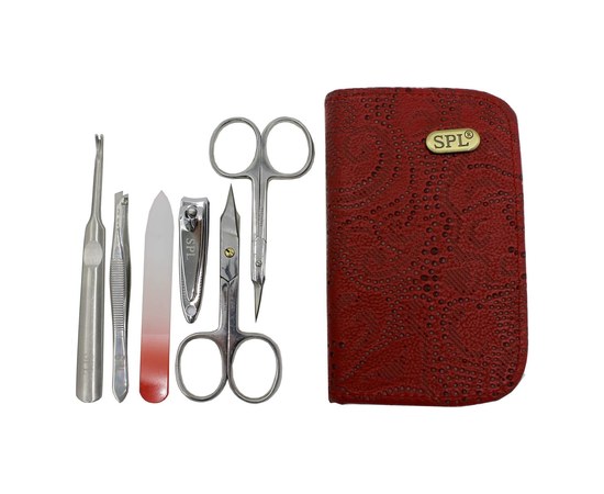 Изображение 2 Manicure set SPL 77104AS "Red perforation"