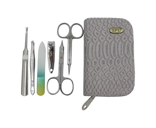 Изображение 2 Manicure set SPL 77104AX "Gray anaconda"