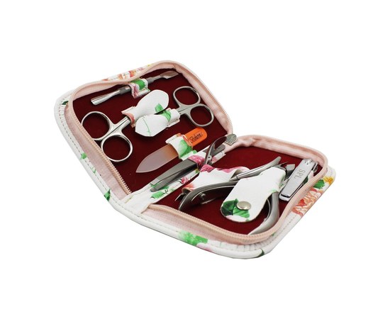 Изображение 3 Manicure set SPL 77203E "Colored flower with white background"