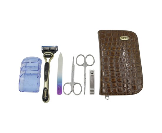 Изображение 2 Manicure set SPL 77204C "Brown crocodile"