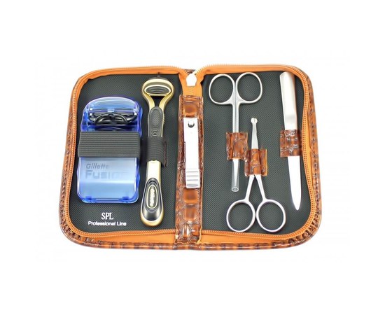 Изображение 4 Manicure set SPL 77204C "Brown crocodile"