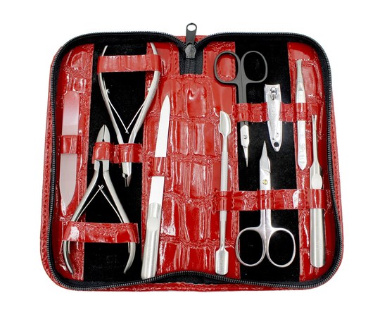 Изображение 3 Manicure set SPL 77301A "Red crocodile"