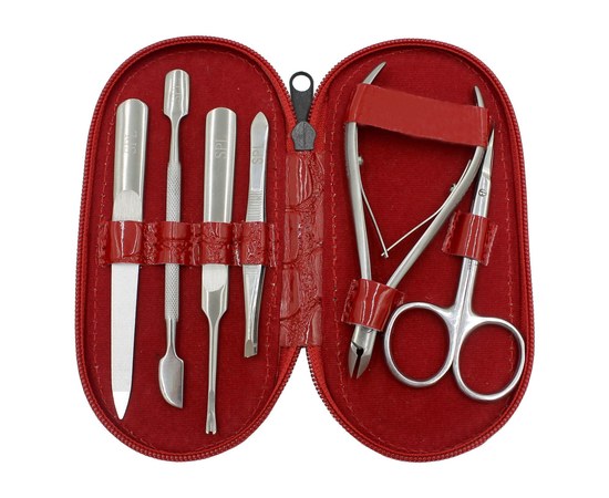 Изображение 2 Manicure set SPL 77401A "Red crocodile"