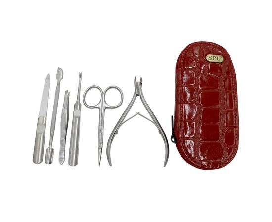 Изображение 3 Manicure set SPL 77401A "Red crocodile"