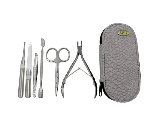Изображение 2 Manicure set SPL 77401AX "Gray anaconda"