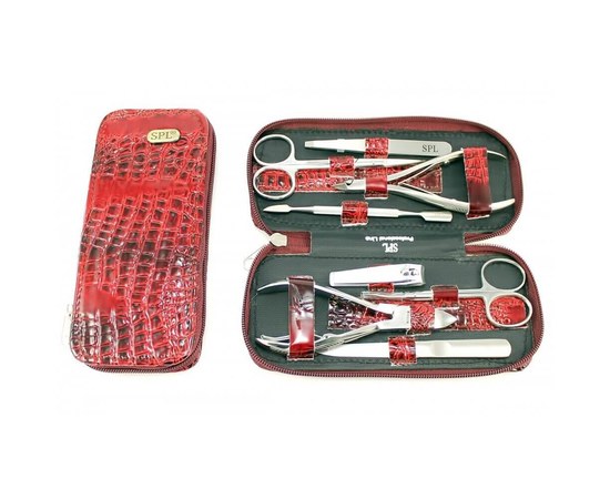 Изображение 3 Manicure set SPL 77602A "Red crocodile"