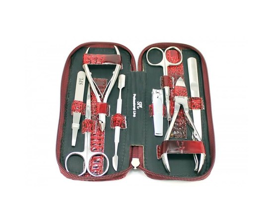 Изображение 4 Manicure set SPL 77602A "Red crocodile"
