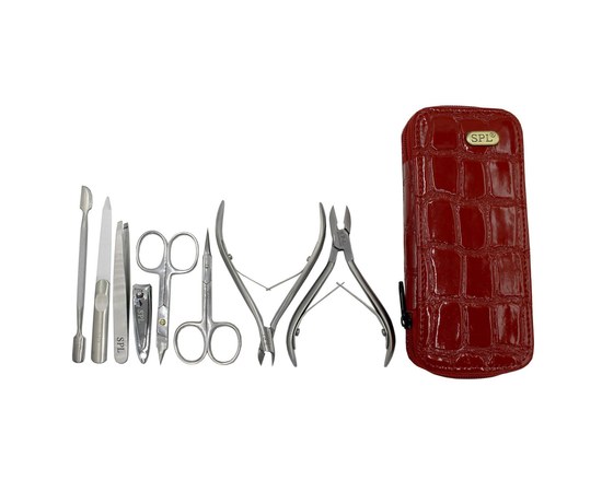 Изображение 2 Manicure set SPL 77602A "Red crocodile"