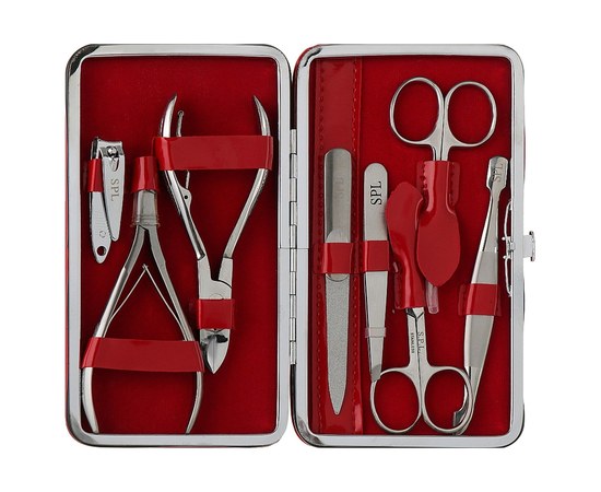 Изображение 2 Manicure set SPL 77902A "Red crocodile"