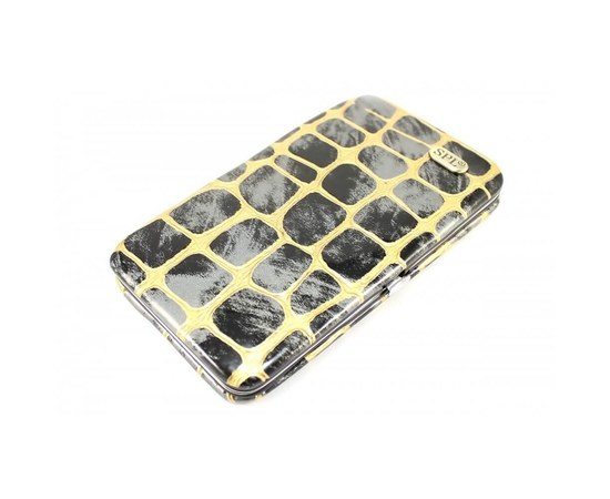 Изображение 5 Manicure set SPL 77904AA "Gray crocodile with gilding"