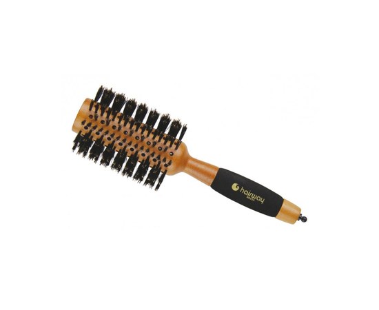 Изображение  Full brush + separator, 100% boar bristle, 80 mm Hairway 06333