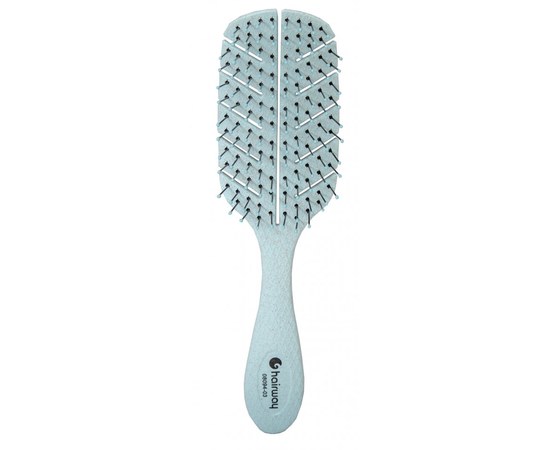 Изображение  Eco Corn massage brush blue 10 rows Hairway 08094-03